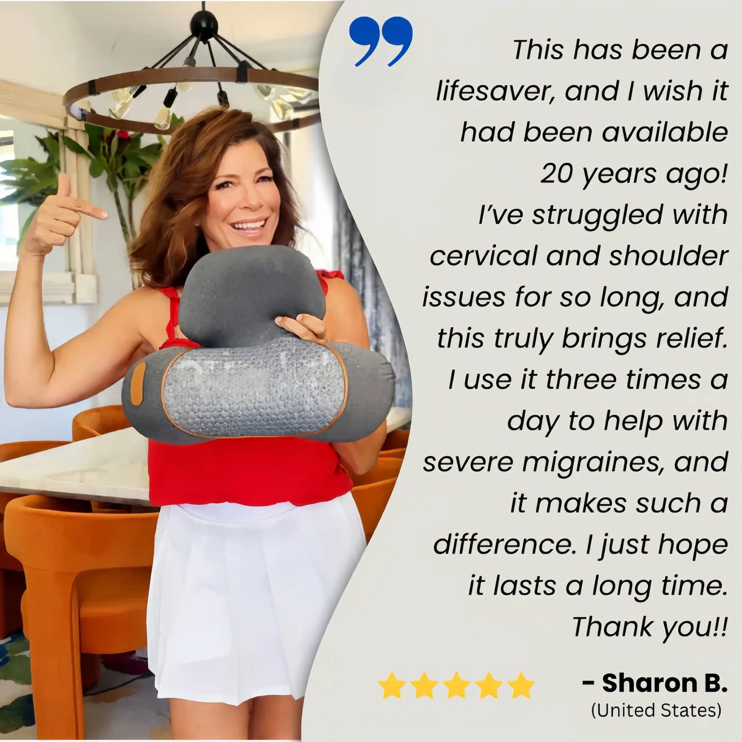 Original Thera Pillow™ | Traction Massager